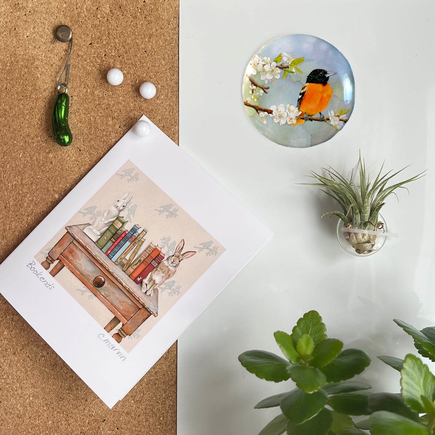 Apples and Oranges - Art Magnet