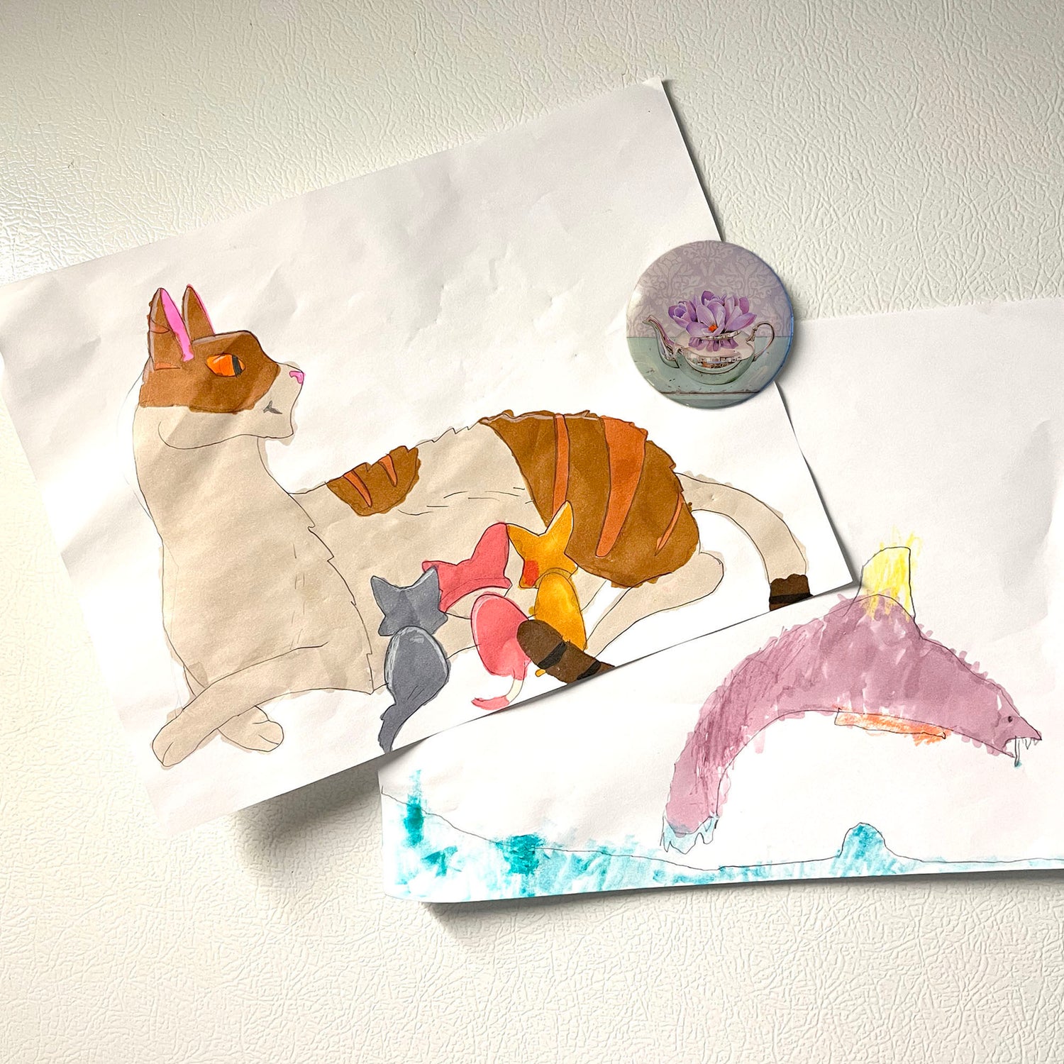 Behold the Crocus - Art Magnet