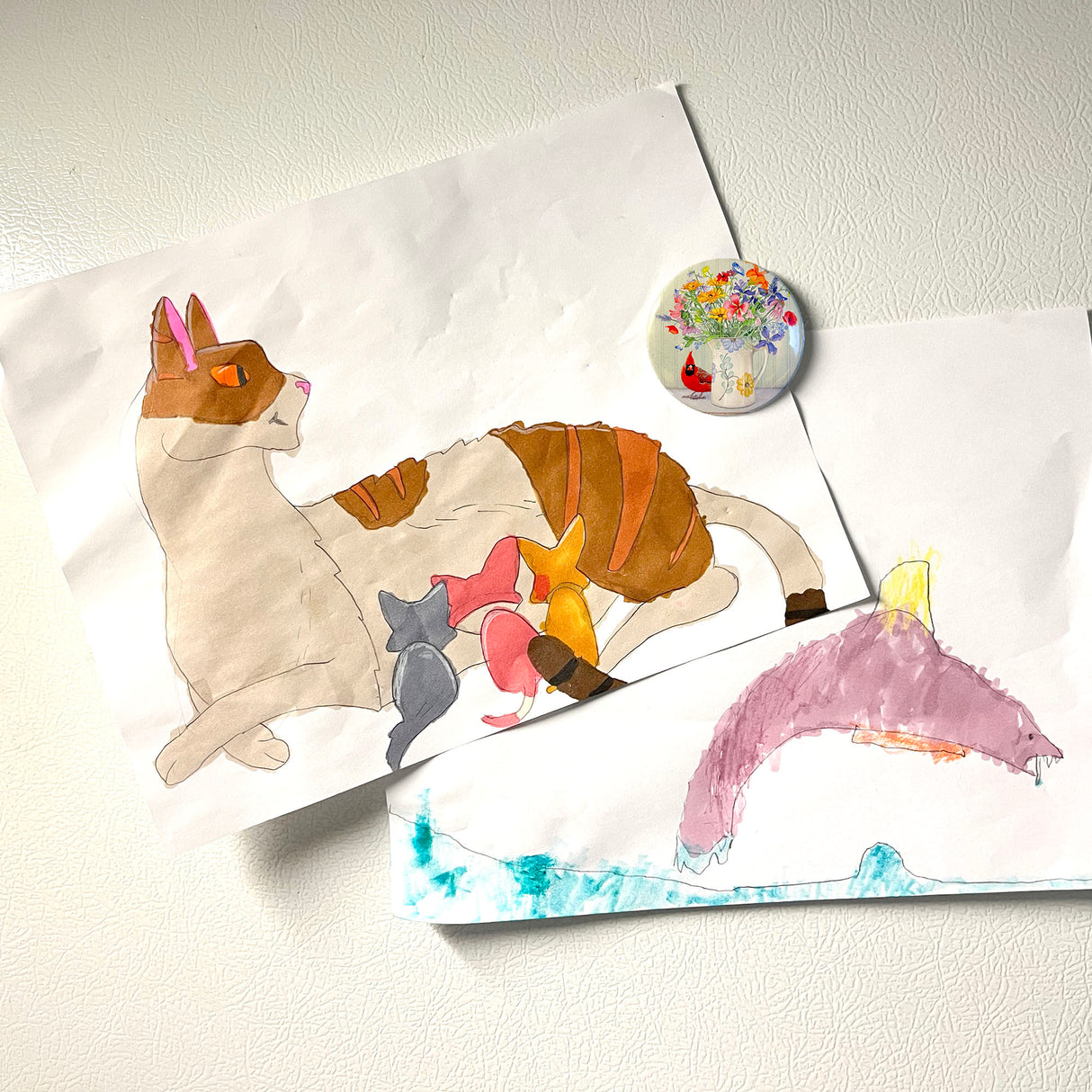 The Brightest Bouquet - Art Magnet