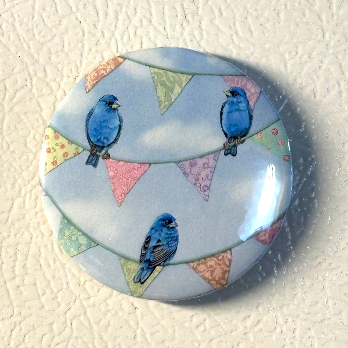 Bunting on Bunting - Art Magnet