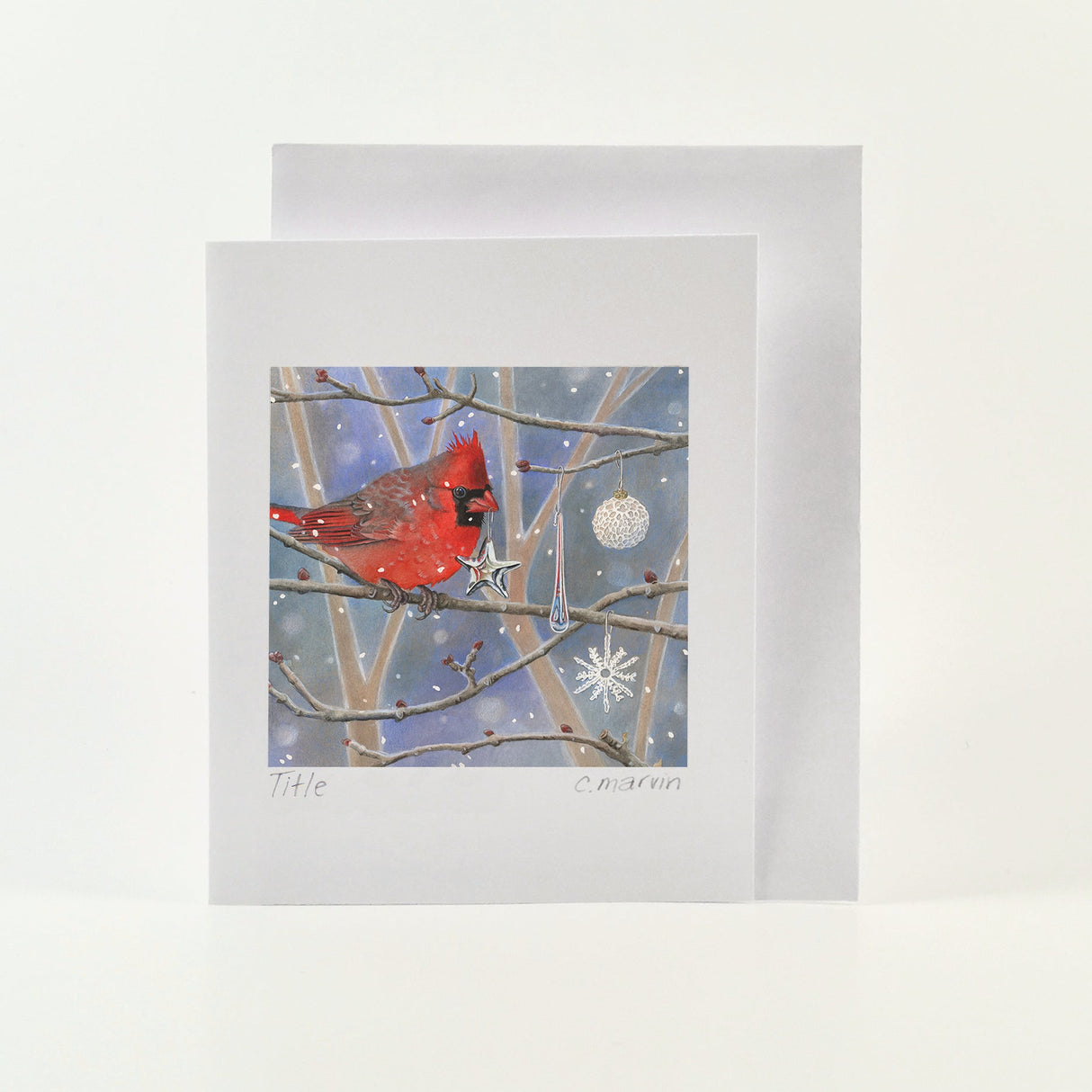 Xmas Trimming the Tree - Wholesale Art Cards