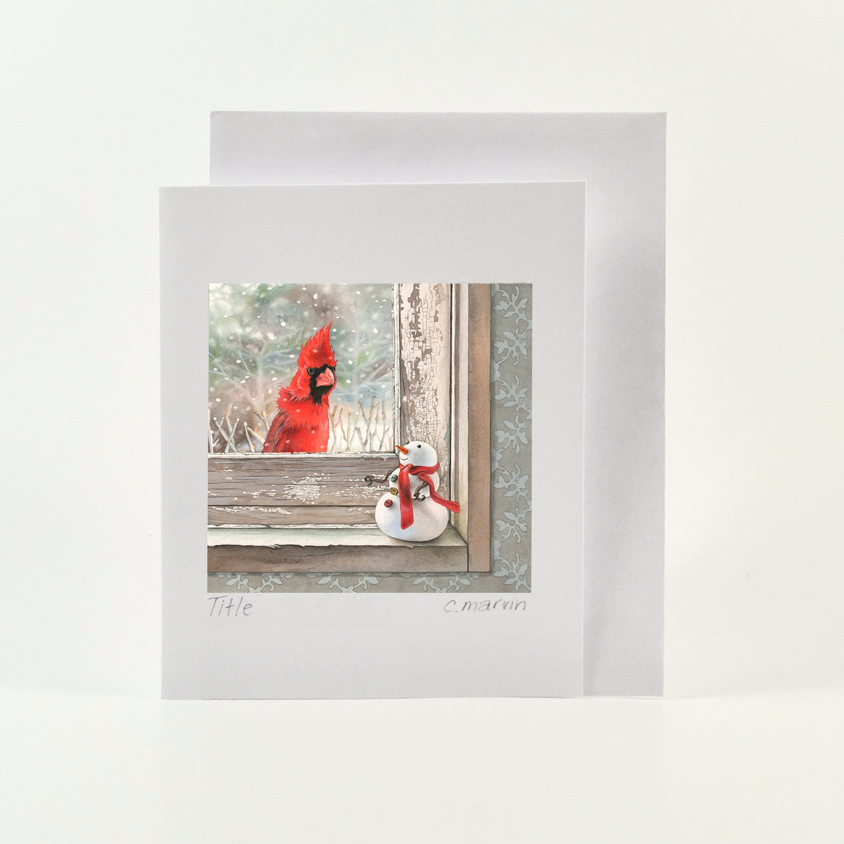 Xmas Winter Greeting - Wholesale Art Cards