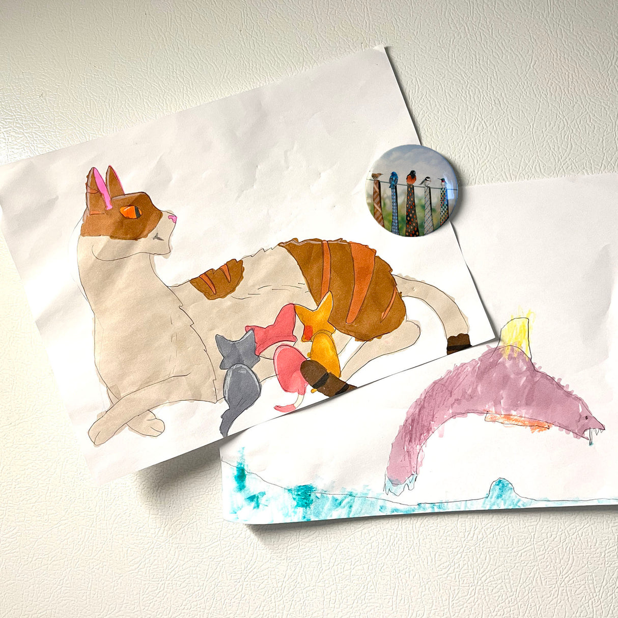 Clothespins - Art Magnet