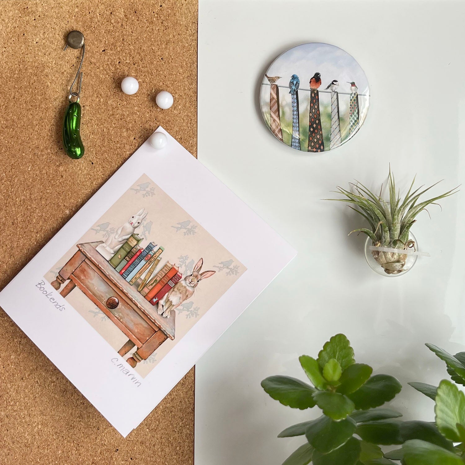 Clothespins - Art Magnet