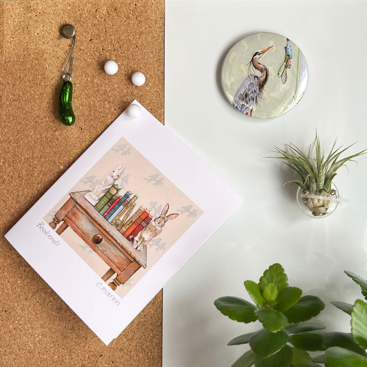 Fish Hunt - Art Magnet