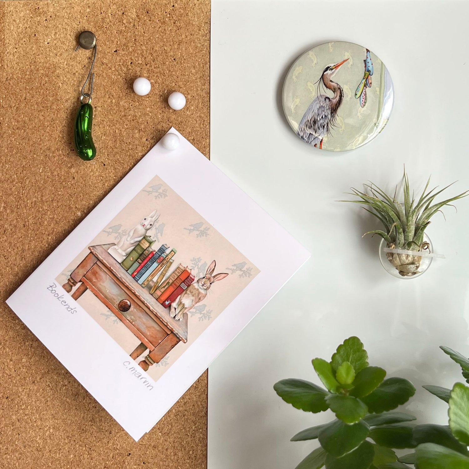 Fish Hunt - Art Magnet