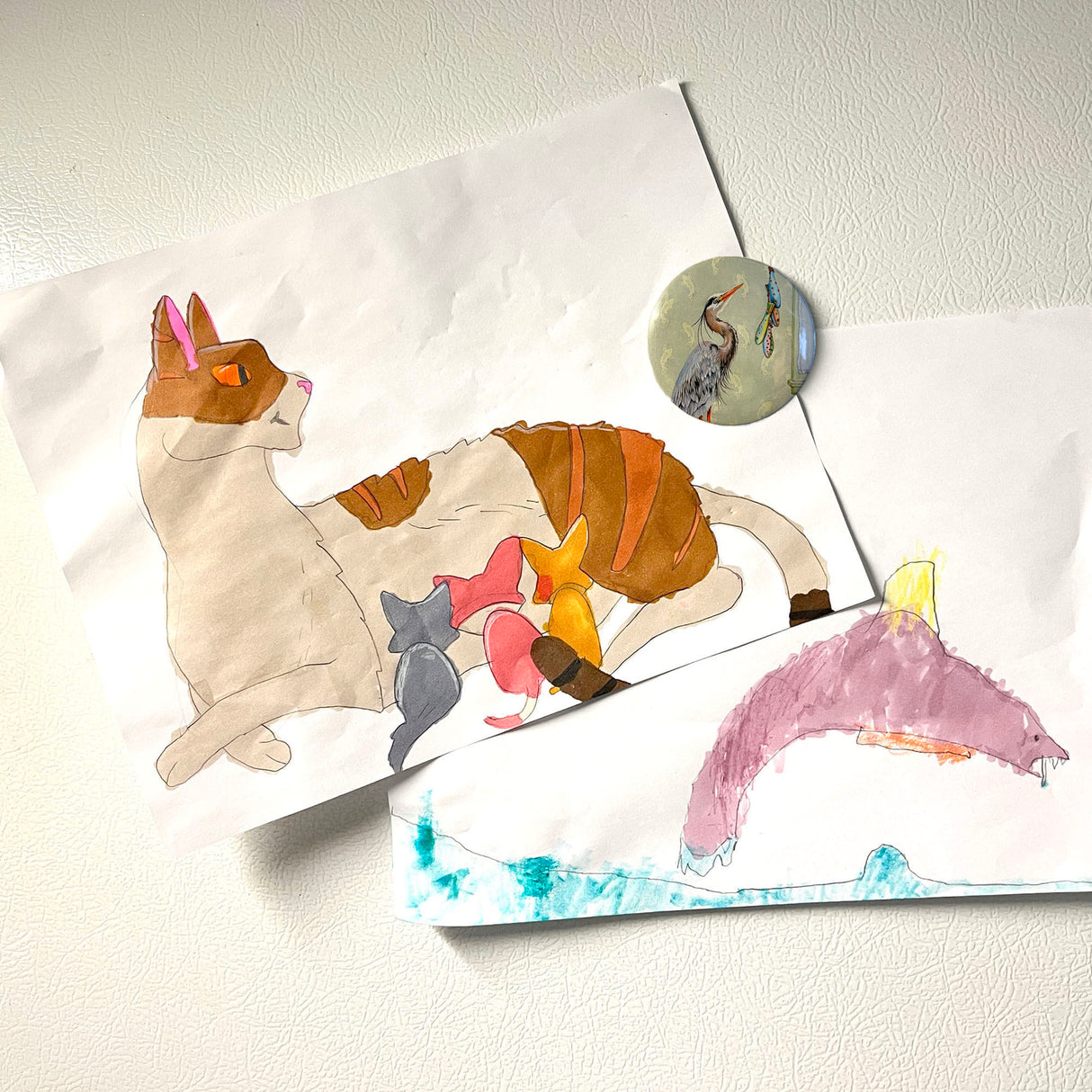 Fish Hunt - Art Magnet