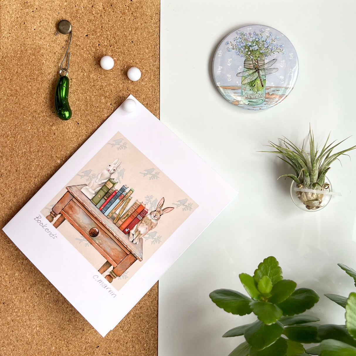 Forget Me Not - Art Magnet