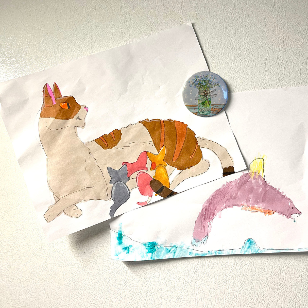 Forget Me Not - Art Magnet