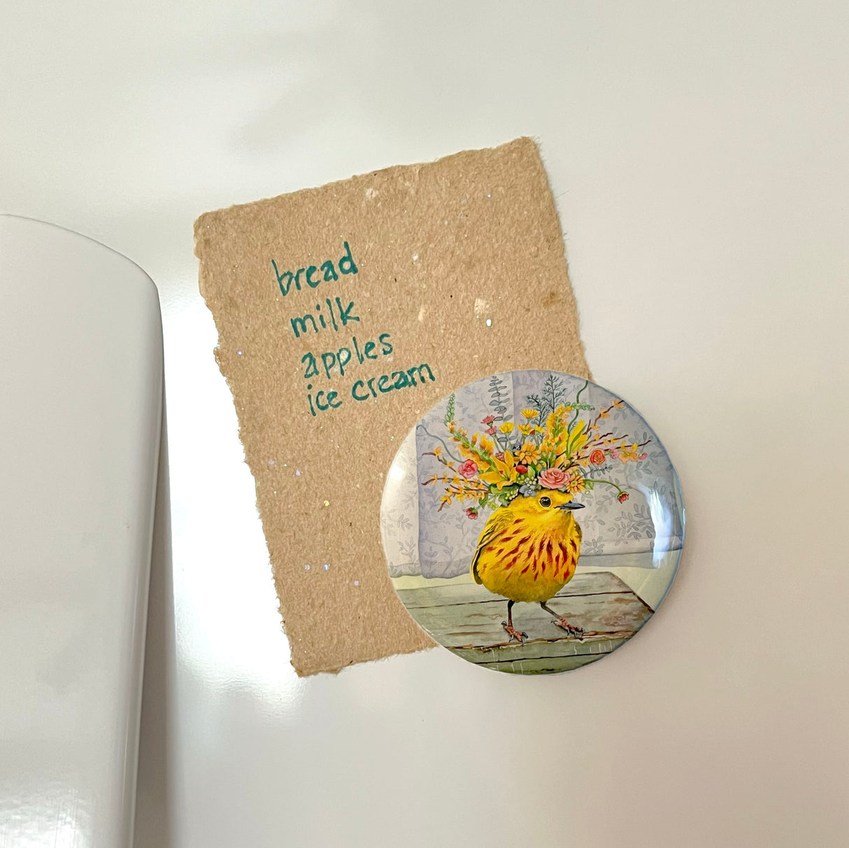 Wondrous Warbler - Art Magnet