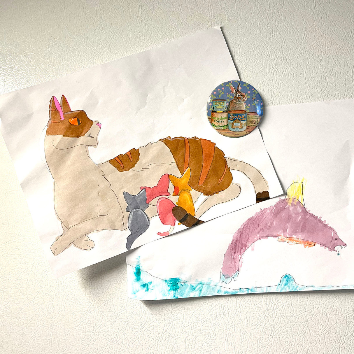 Honey Bunny - Art Magnet