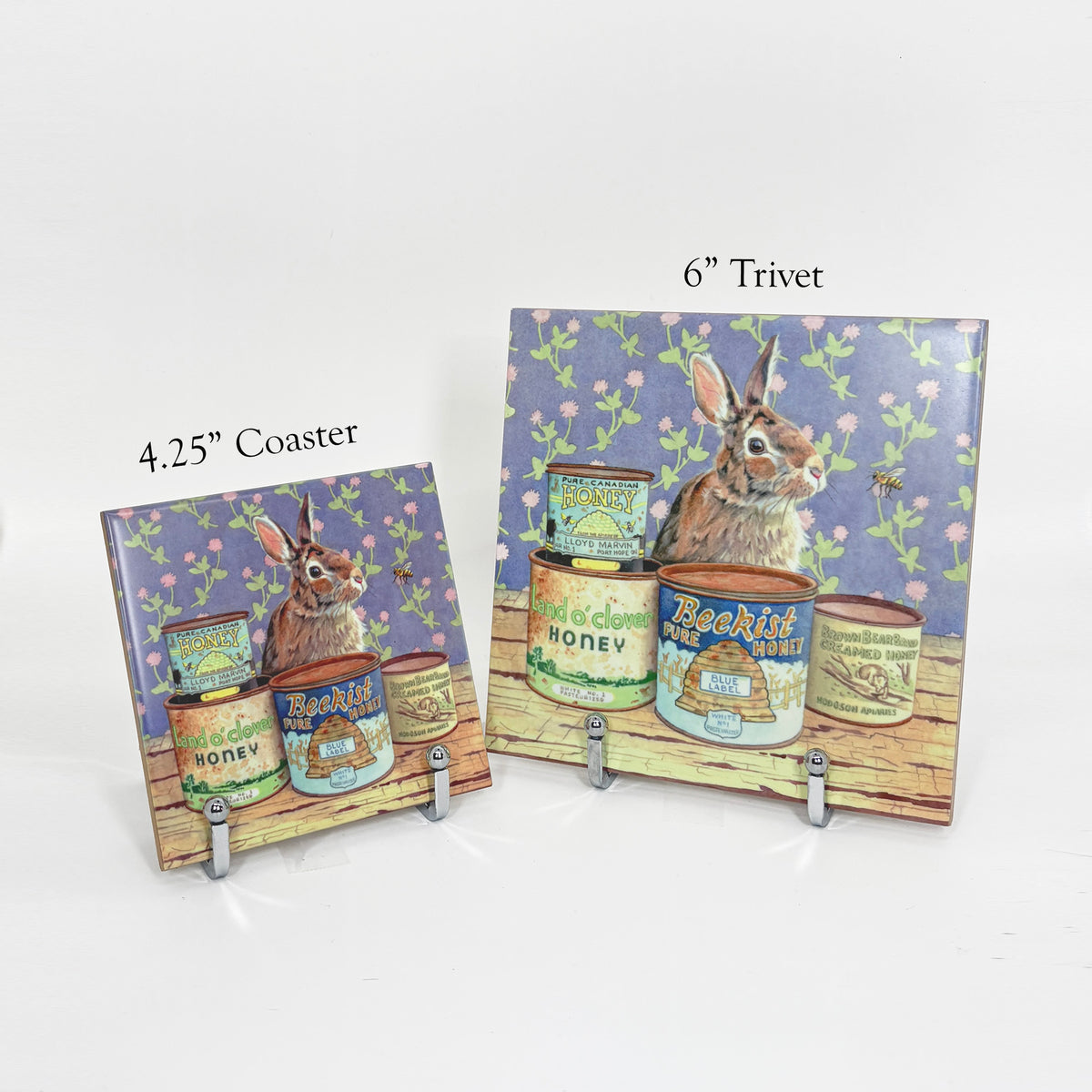 Honey Bunny Art Tile