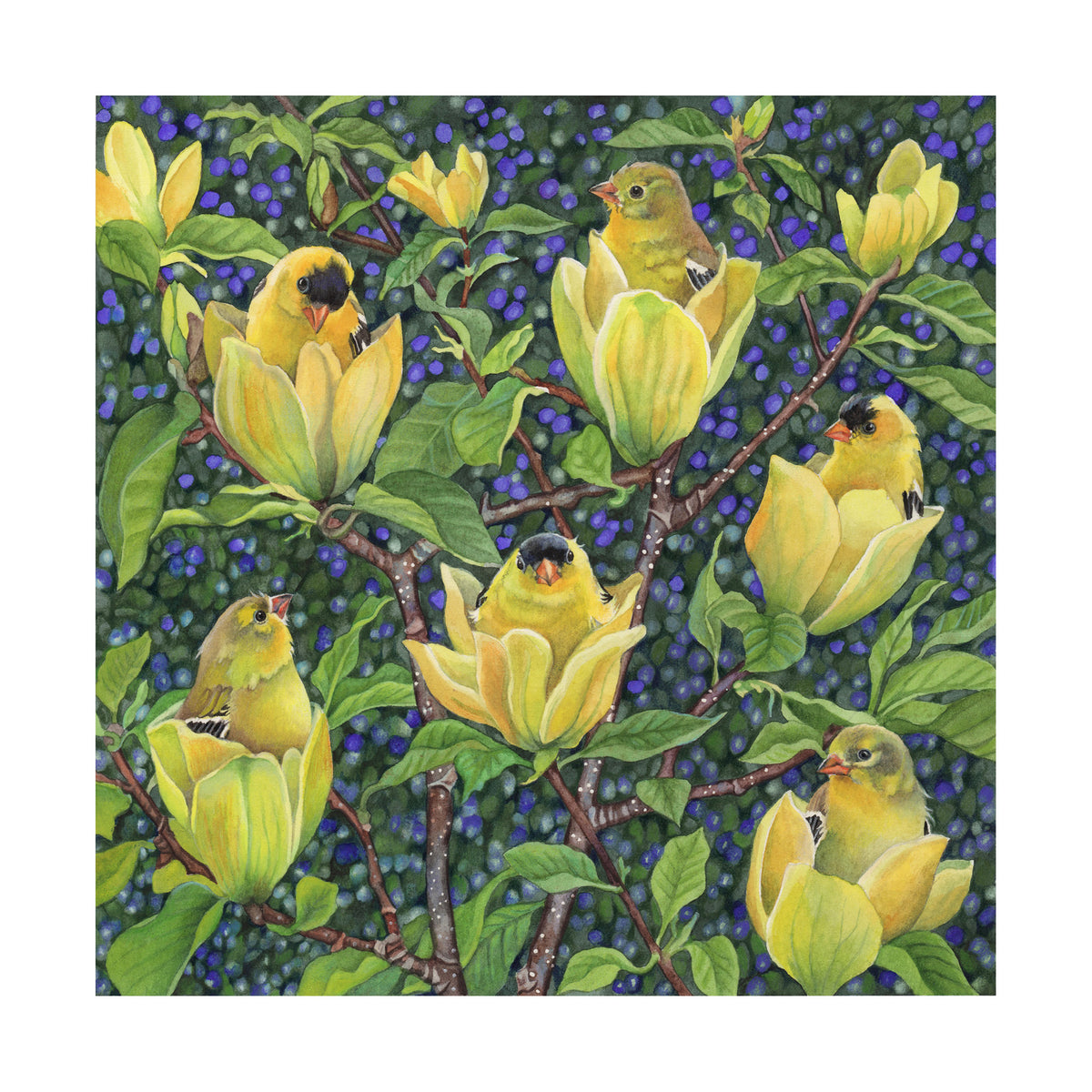 In Bloom - Wood Mounted Art Print