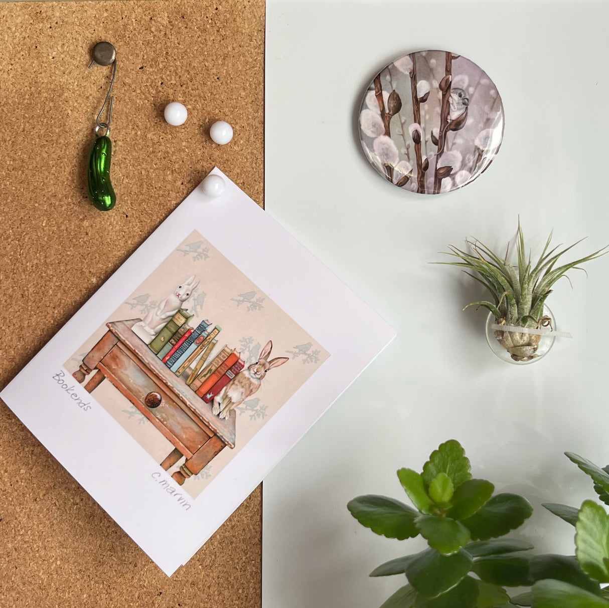 Mousey Willow - Art Magnet