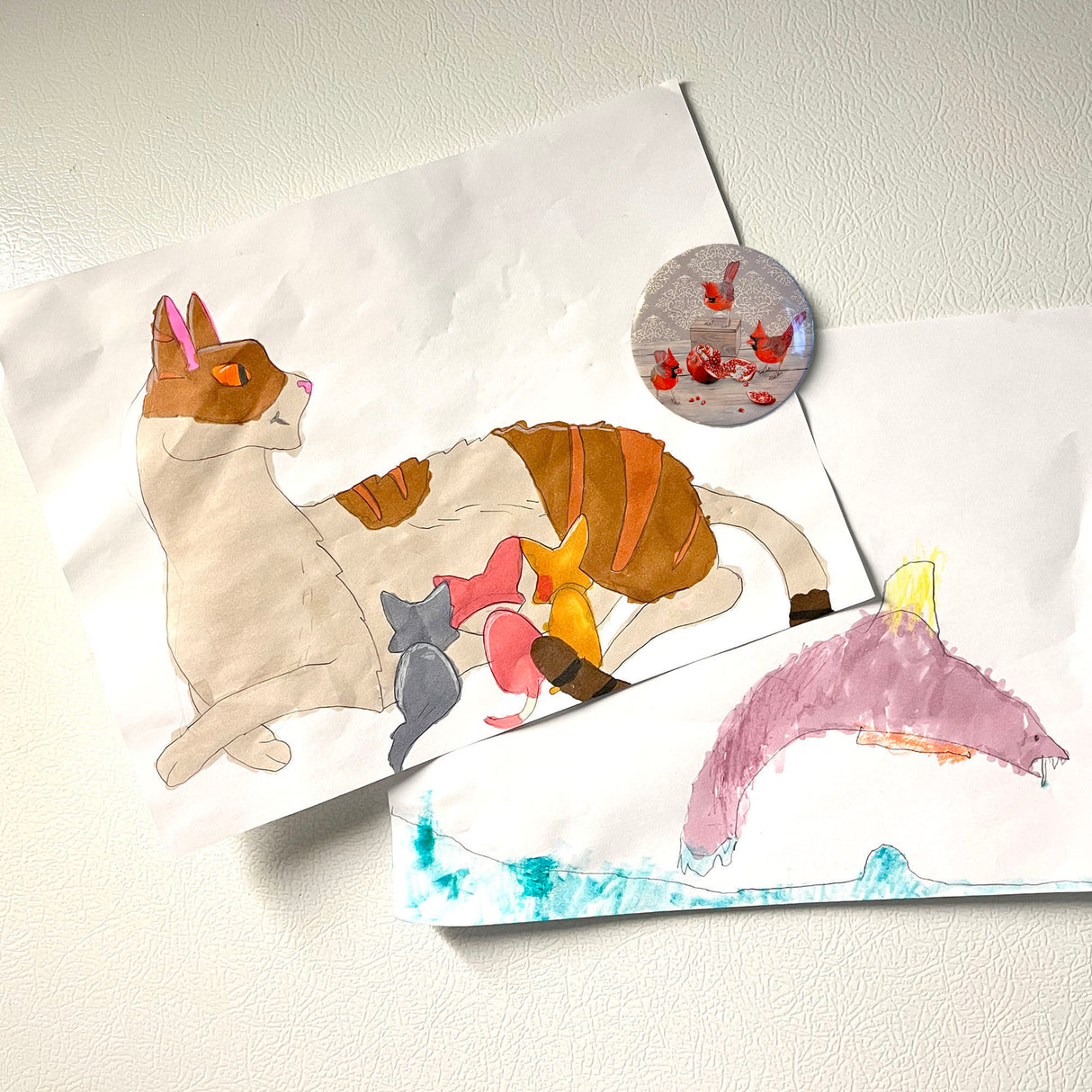 Seeing Red - Art Magnet