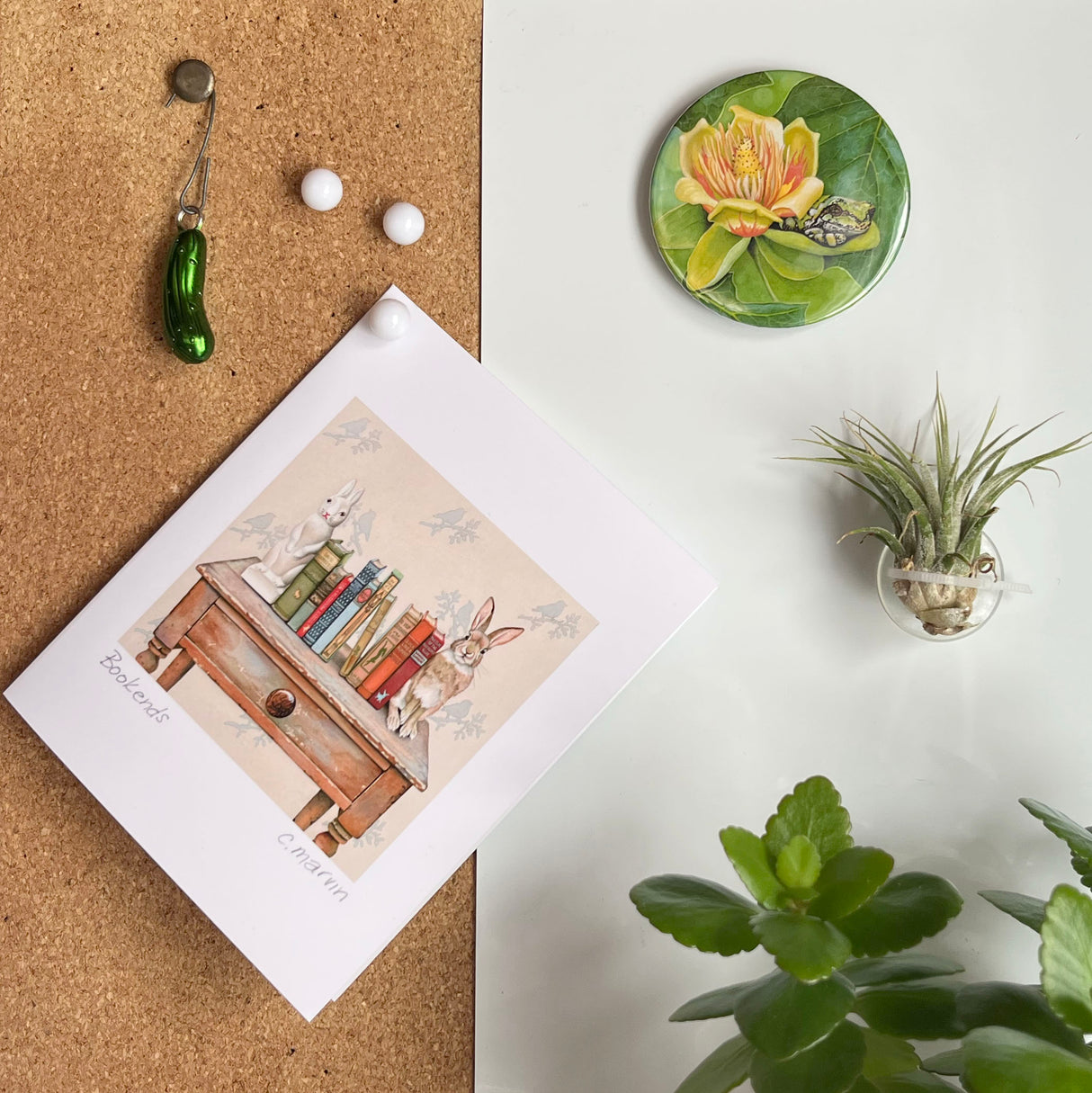 Shade of the Tulip Tree - Art Magnet