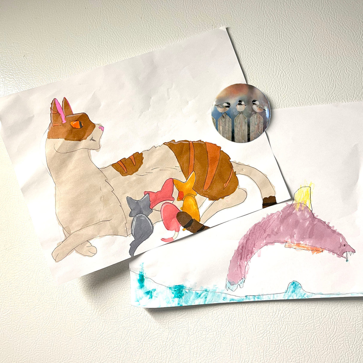 Sitting on the Fence - Art Magnet