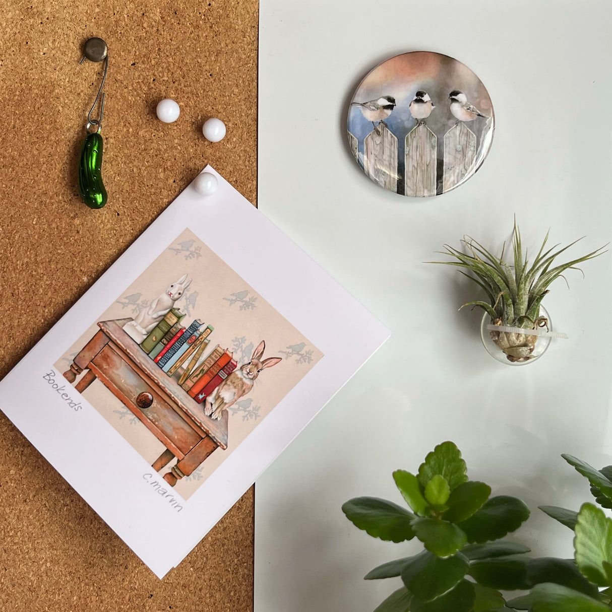 Sitting on the Fence - Art Magnet