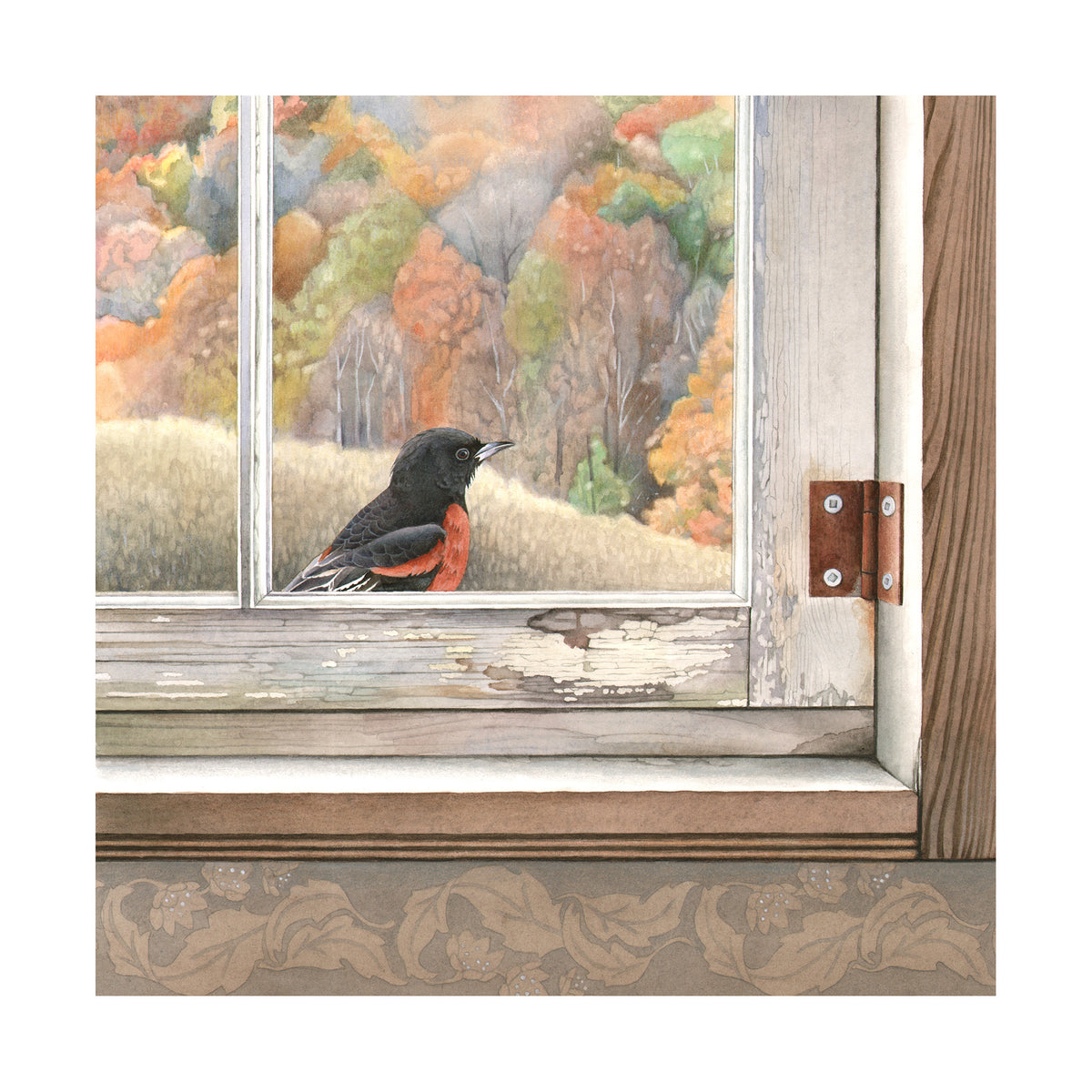 Time Flies - Wood Mounted Art Print