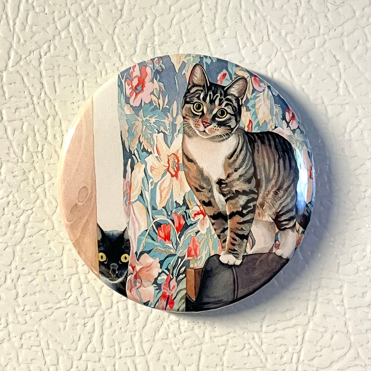 Window Kitties - Art Magnet