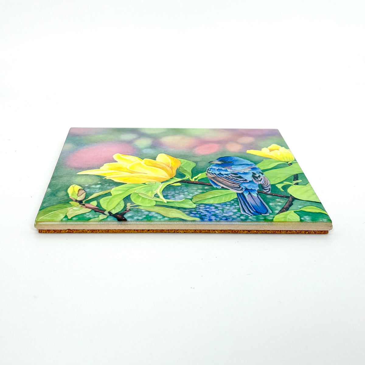 Yellow Meets Blue Art Tile