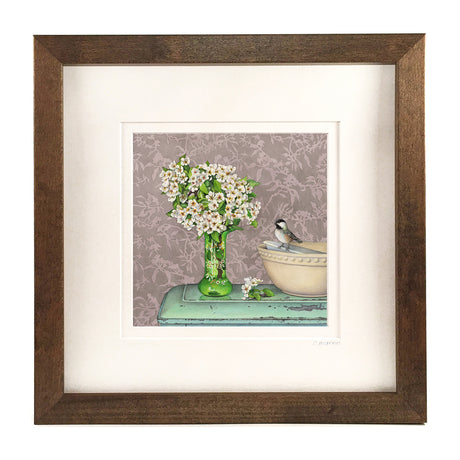 Blossoms, Bird and Bowls