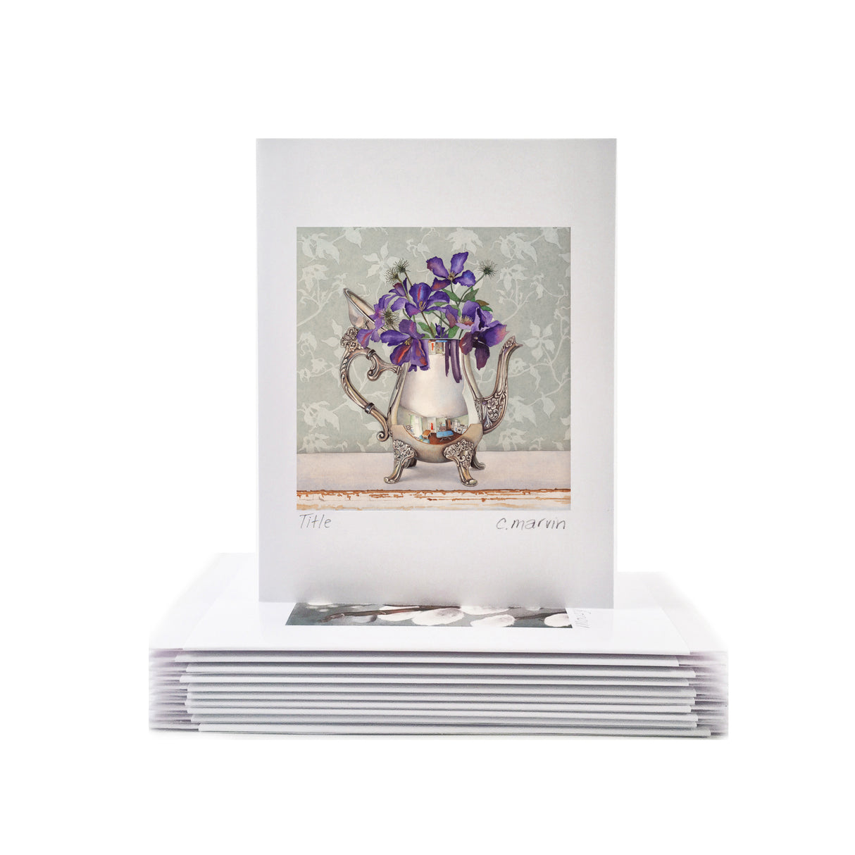 Clematis - Wholesale Art Cards