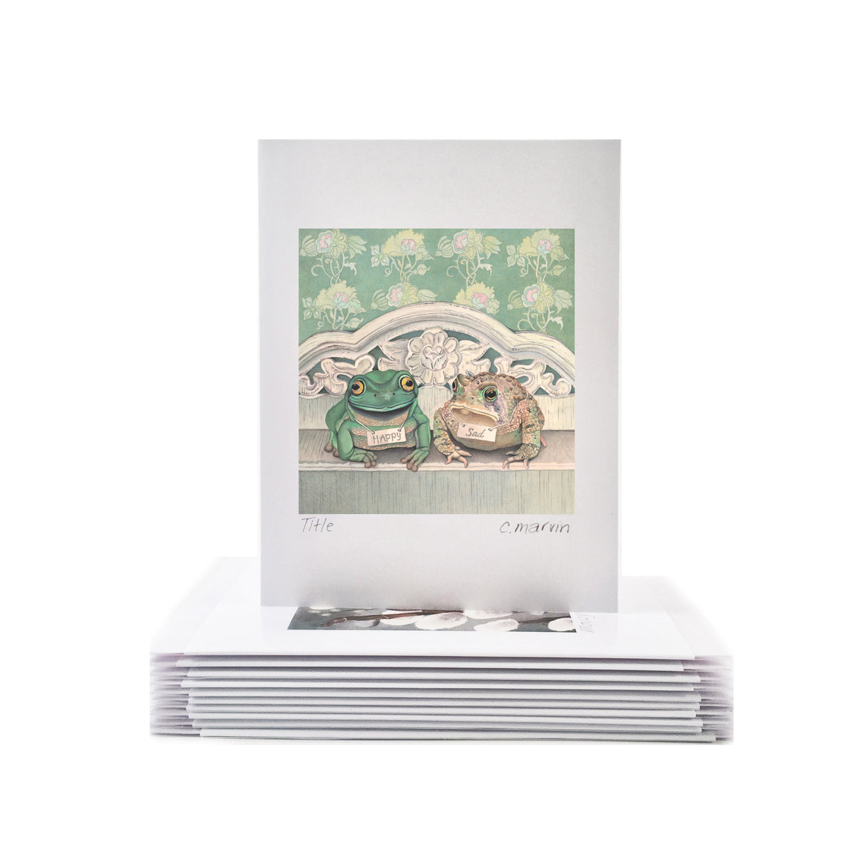 Frogs are Happy, Toads are Sad - Wholesale Art Cards