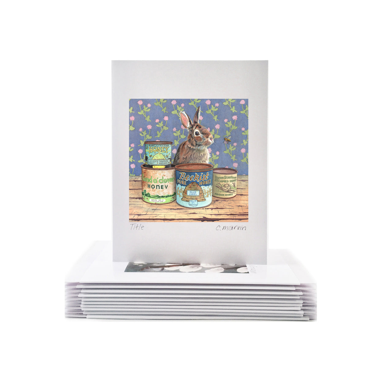 Honey Bunny - Wholesale Art Cards