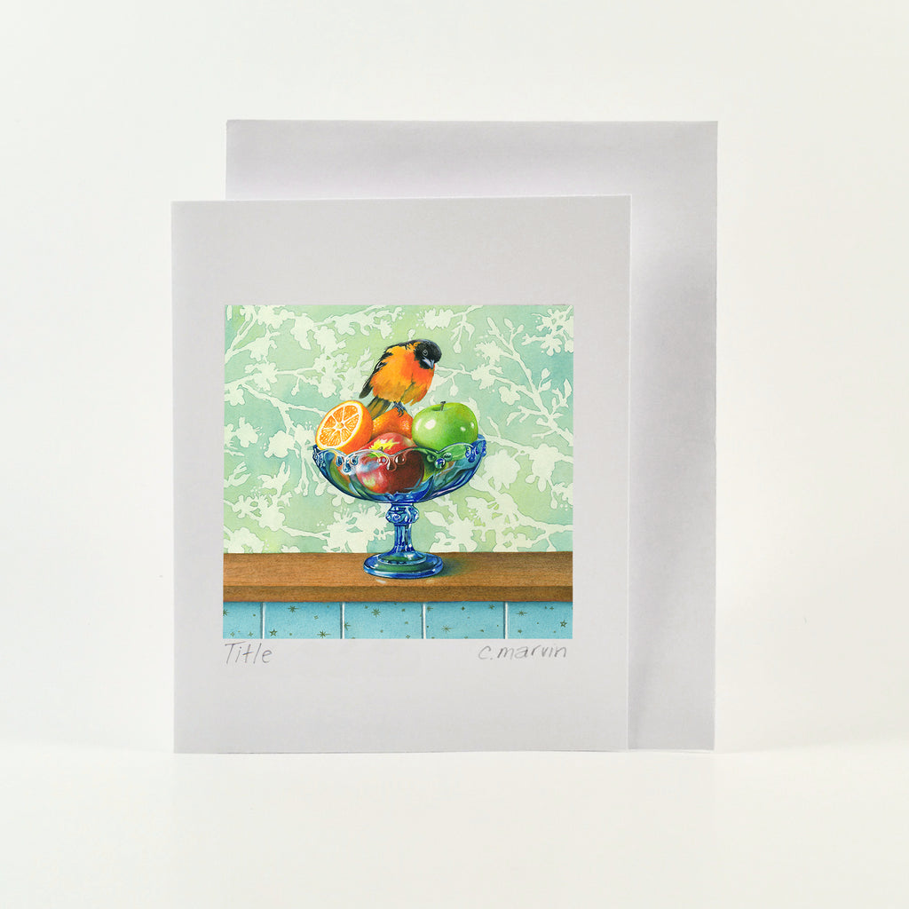 Comparing Apples and Oranges - Wholesale Art Cards