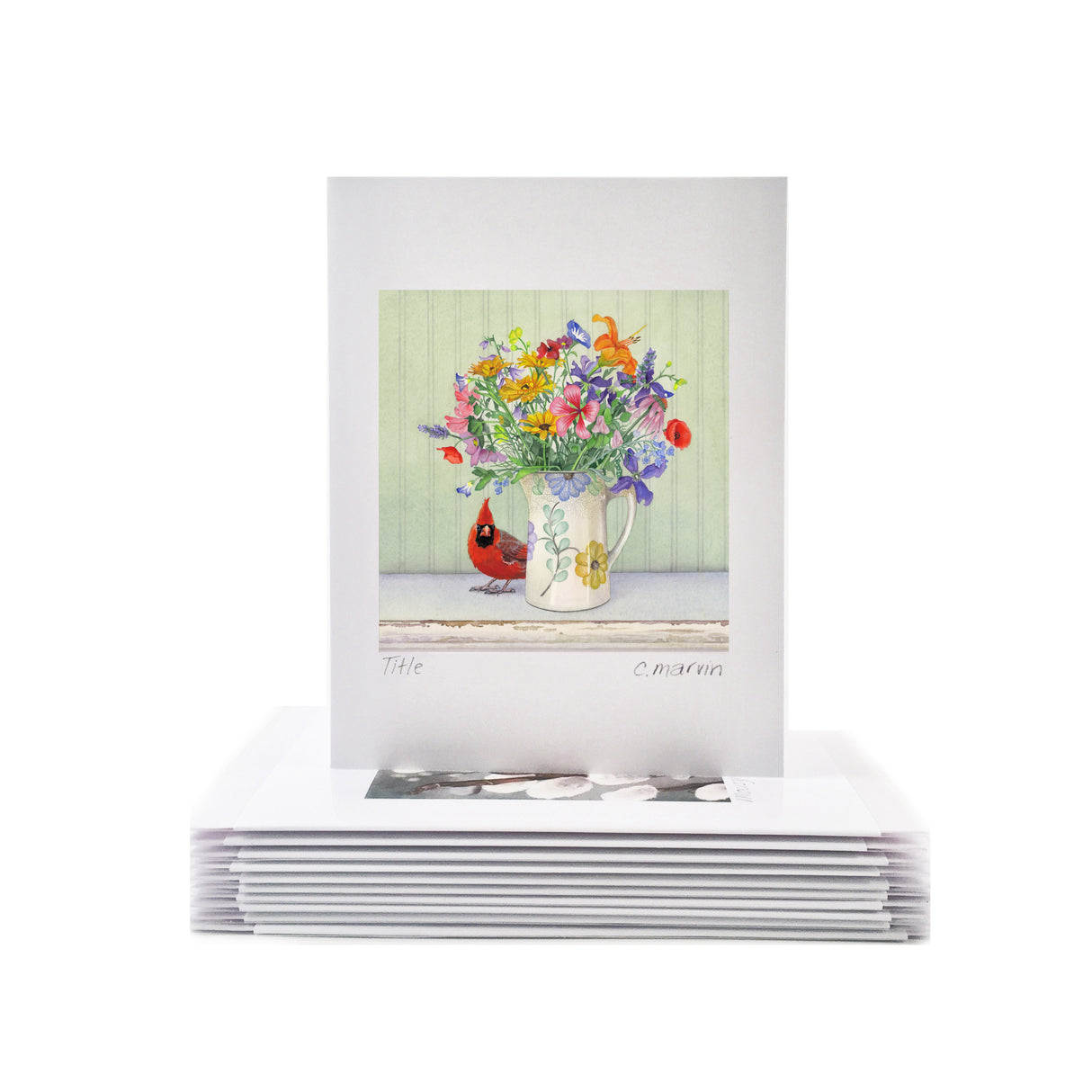 Cheerful Birds set of 10