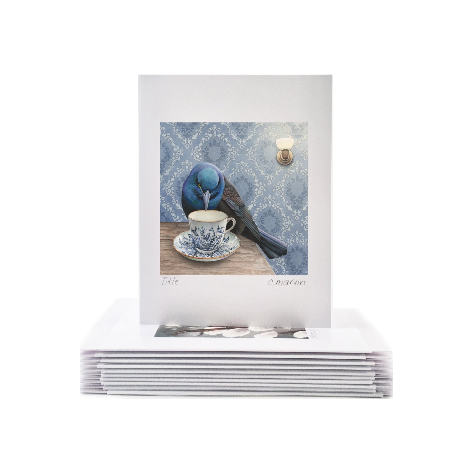 Moody Birds set of 10