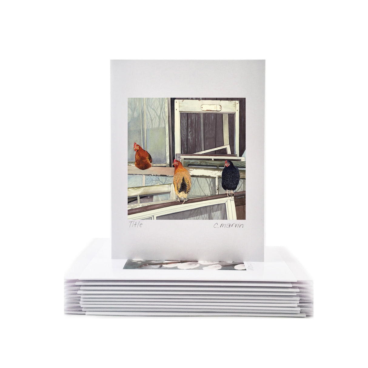 Window Birds - Wholesale Art Cards