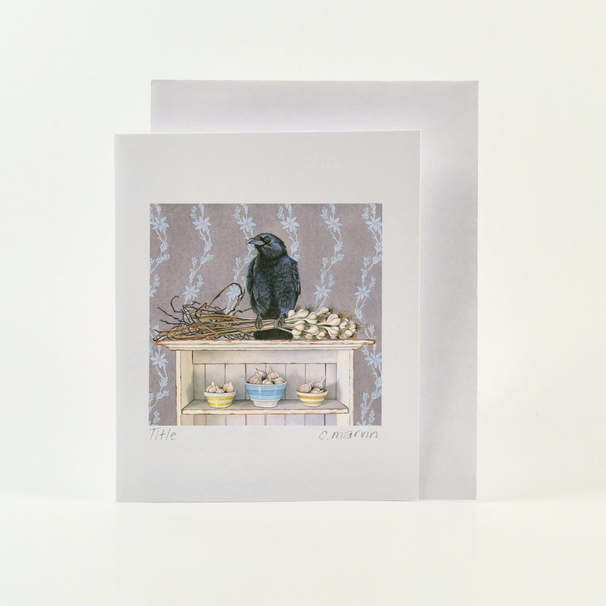 Crow Cards set of 10