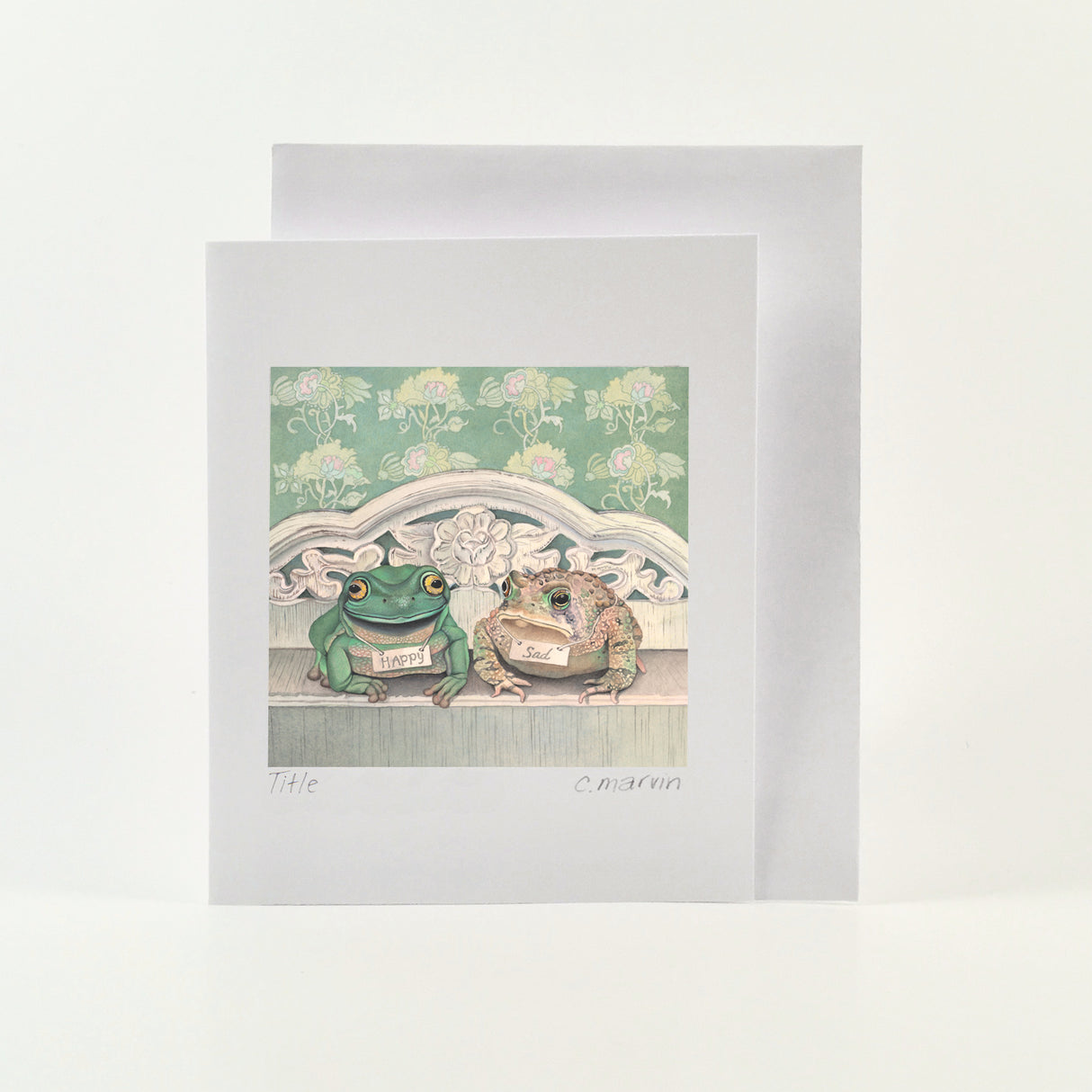 Frogs are Happy, Toads are Sad - Wholesale Art Cards