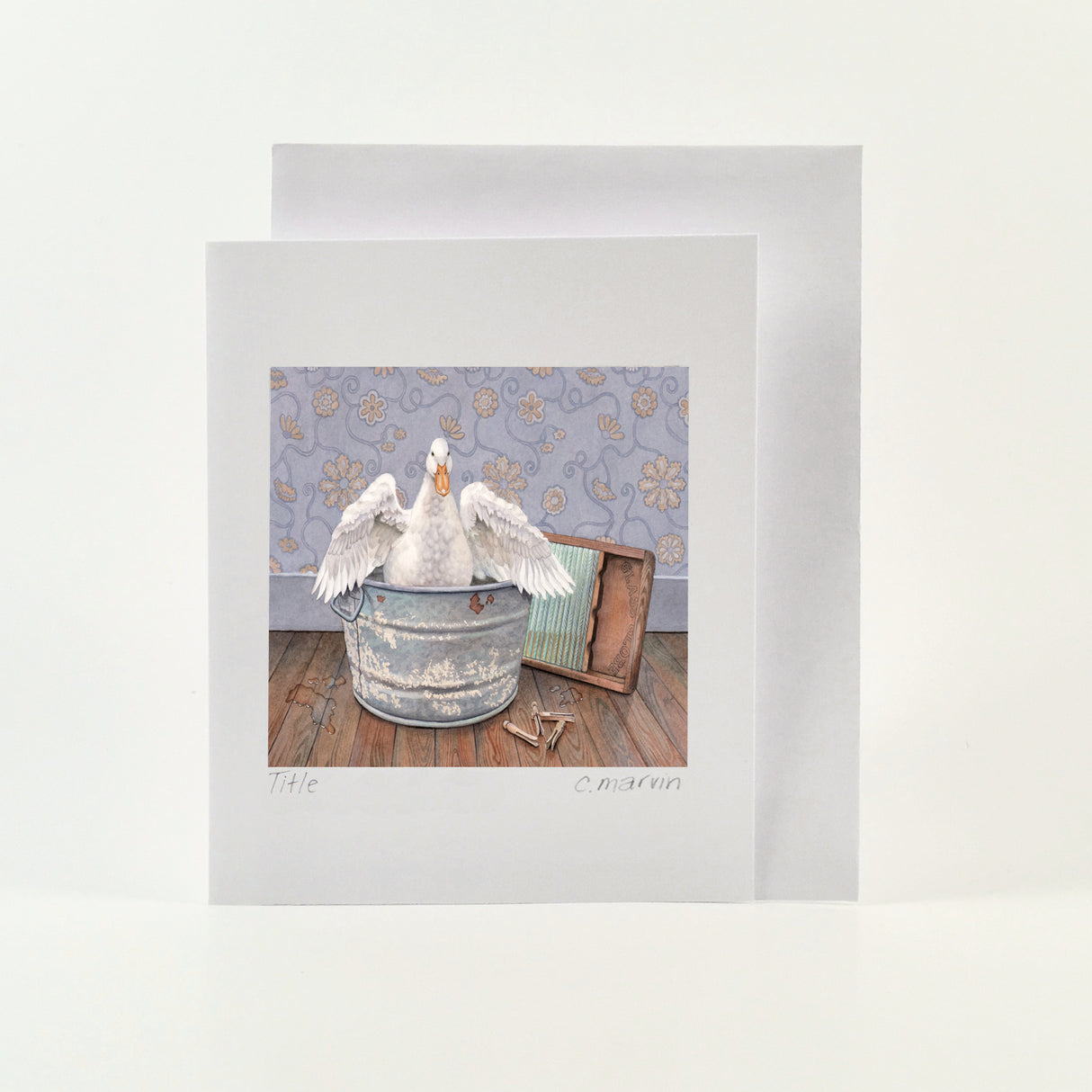 Rubadub Duck - Wholesale Art Cards