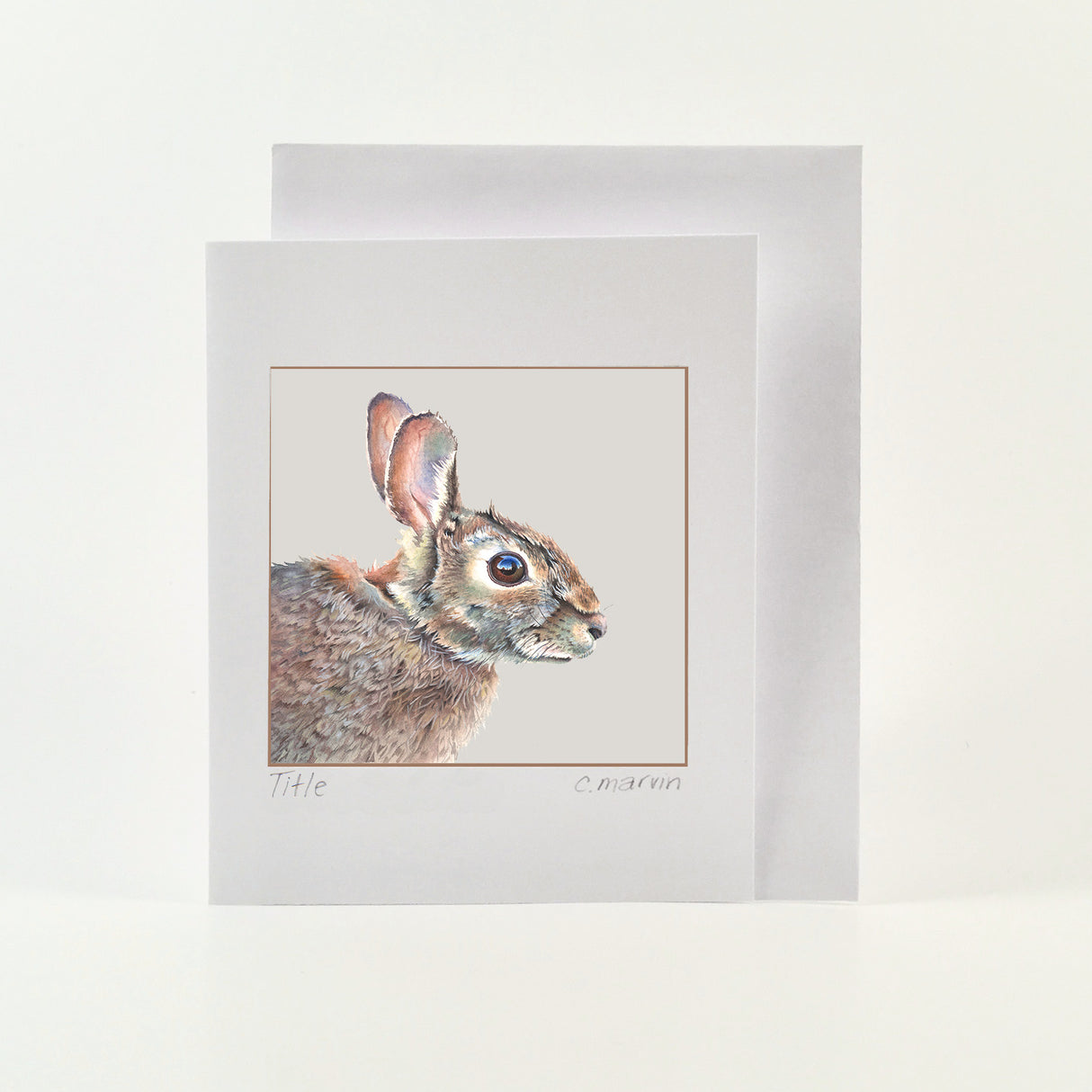 Scruffy Bunny - Wholesale Art Cards