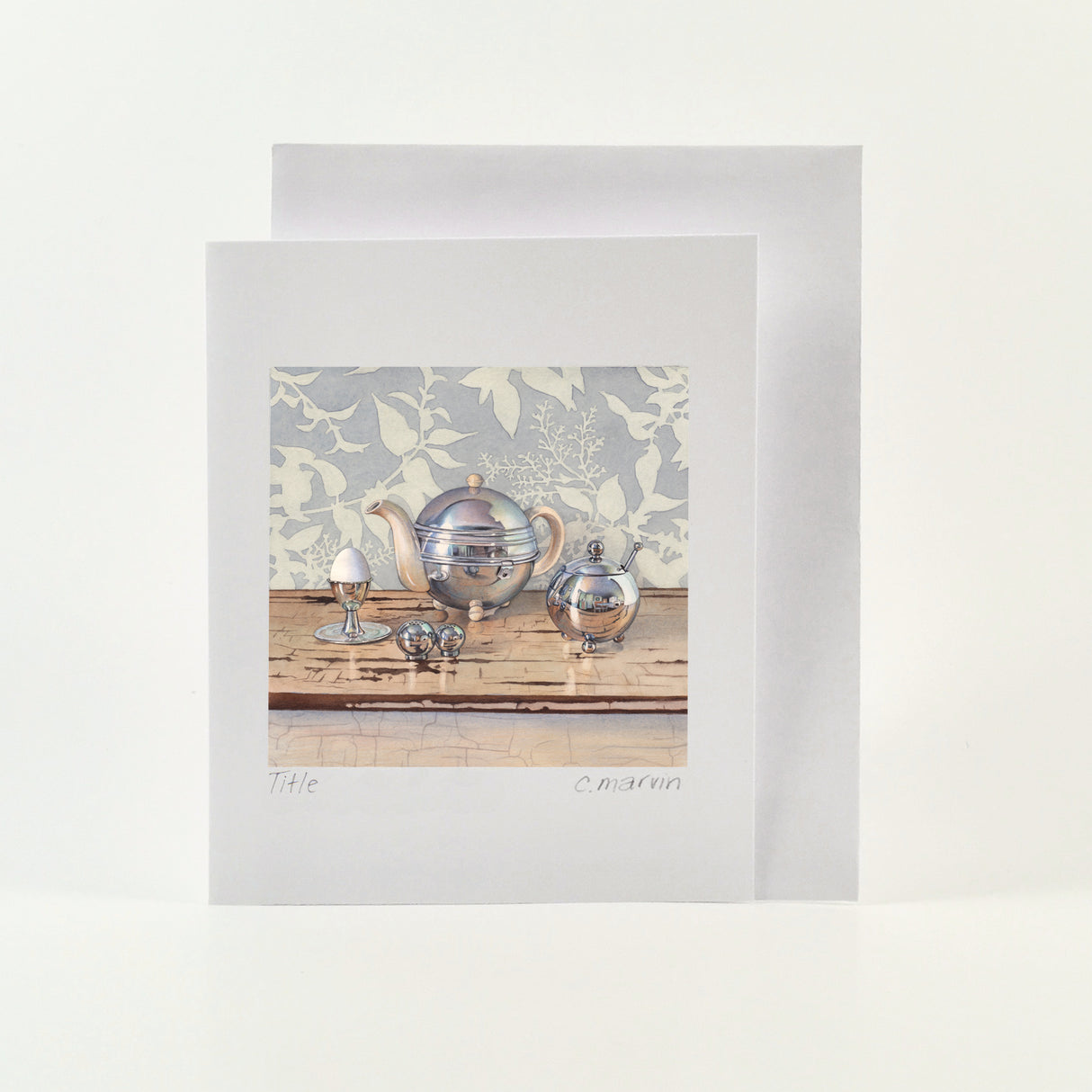 Silver Breakfast - Wholesale Art Cards