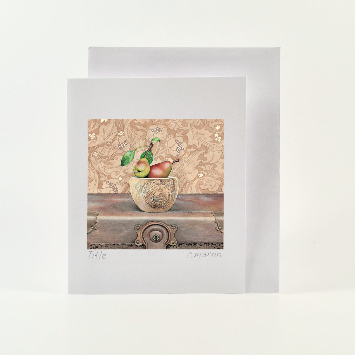 Pear Art Cards set of 10