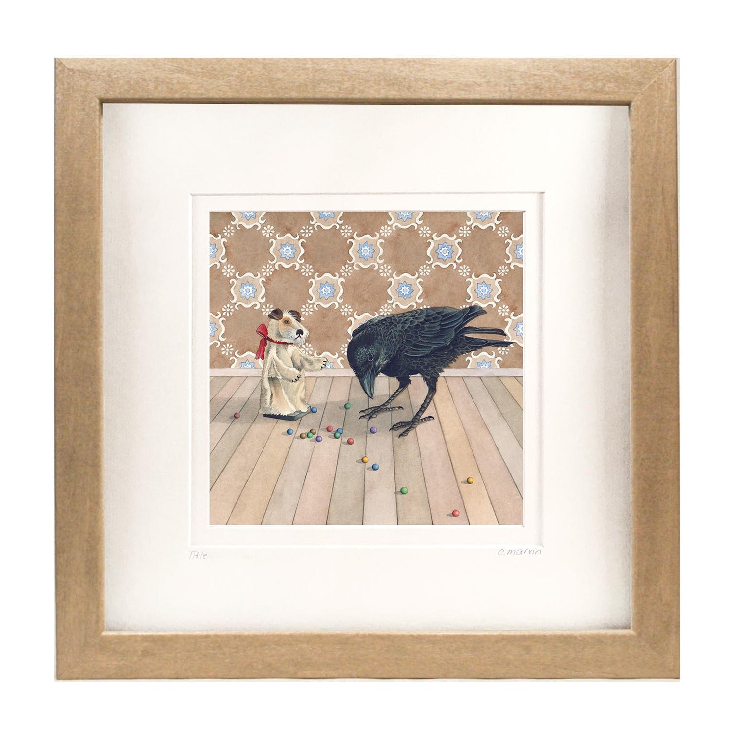 Crow and the Clay Marbles