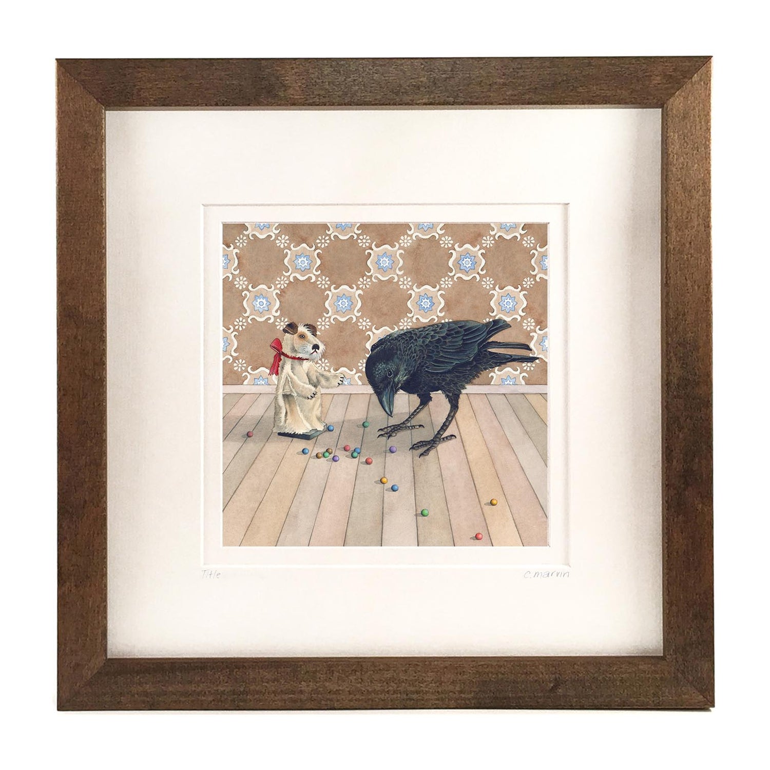 Crow and the Clay Marbles