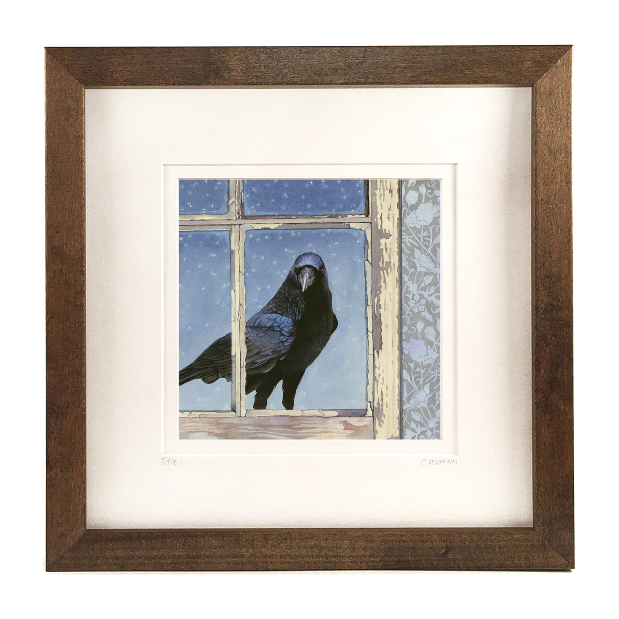 Crow Arrives at Dusk