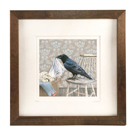 Crow Gathers Nesting Materials