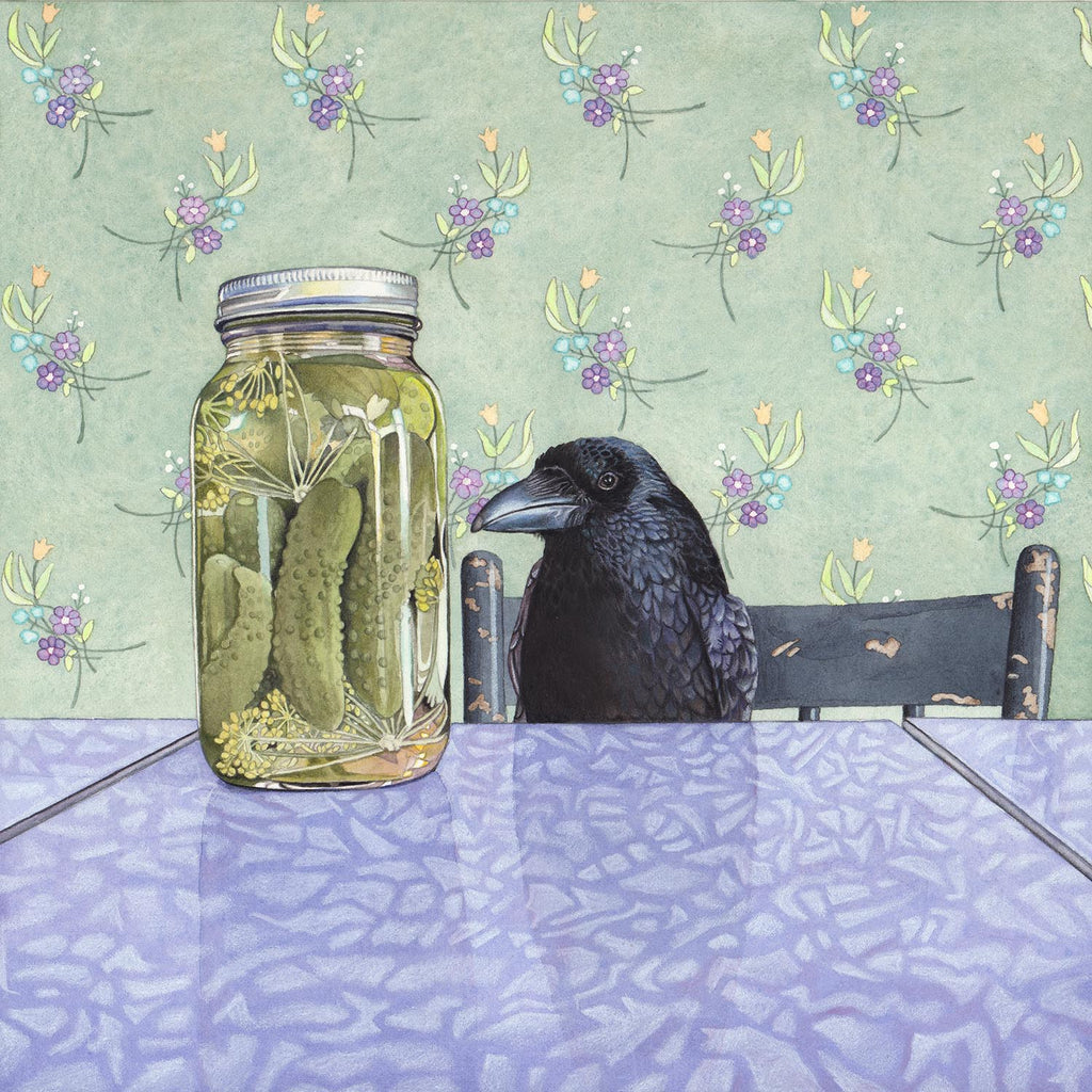Crow Wants a Pickle