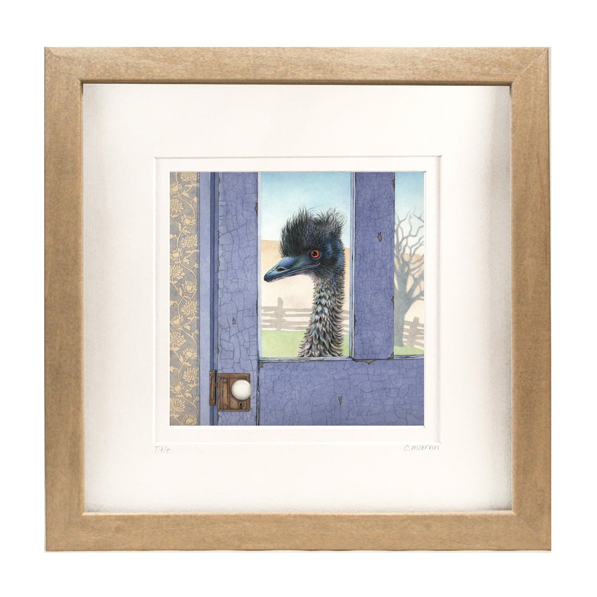 Emu at the Blue Door