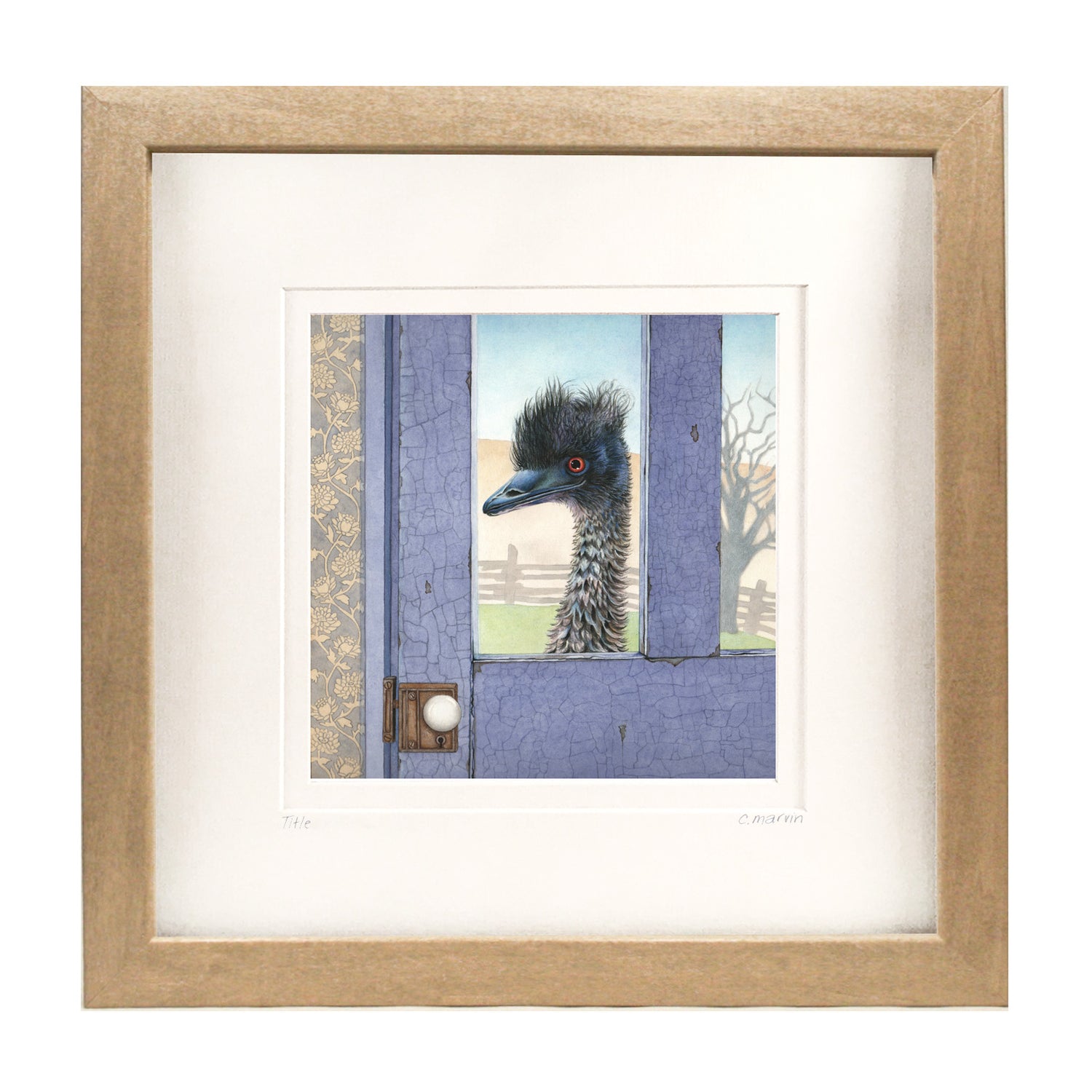 Emu at the Blue Door