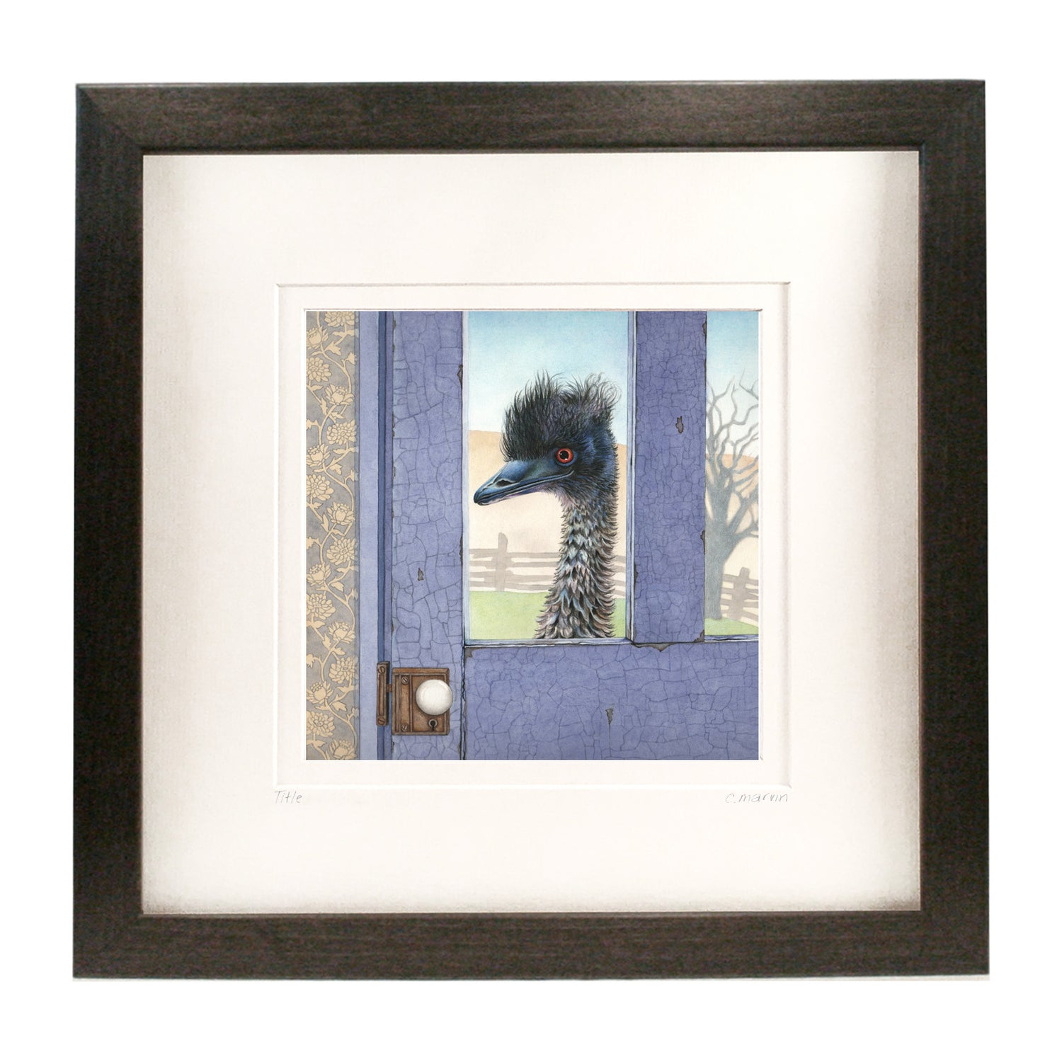 Emu at the Blue Door