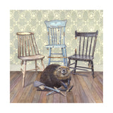 Beavers Will be Beavers - Wood Mounted Art Print