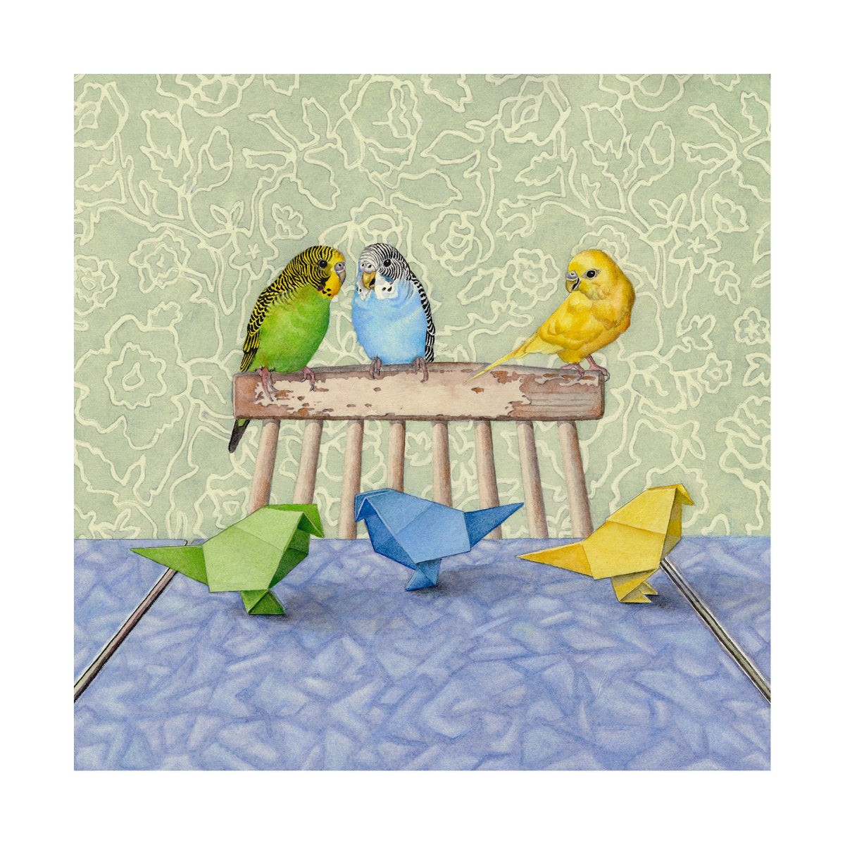 Birds of a Feather - Wood Mounted Art Print