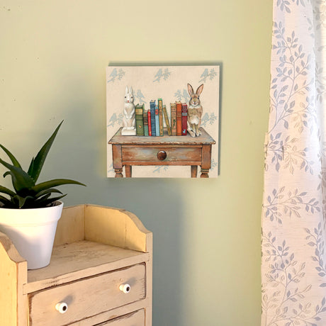 Bookends - Wood Mounted Art Print